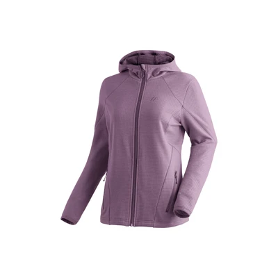 Abbildung von Maier Sports Fleecejacke &quot;Tesila Hood W&quot;, Damen Midlayer, atmungsaktiv schnelltrocknend, Full Zip, Regular fit
