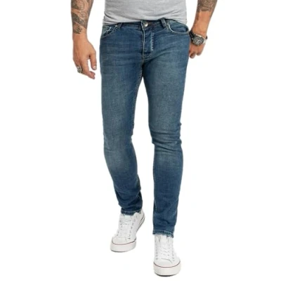 Abbildung von Rock Creek Slim fit Jeans Herren Stonewashed Blau RC 2164