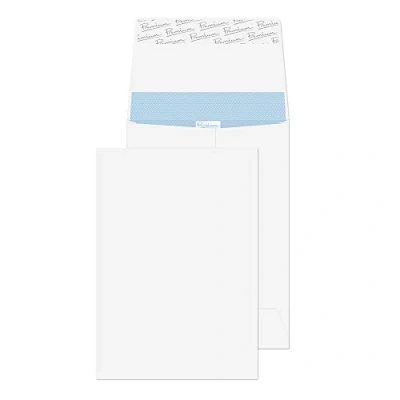 Abbildung von Blake Premium Office 35215 Falten Versandtasche Haftklebung Ultra Weiß C5 229 x 162 mm 120g/m² 125 Stück