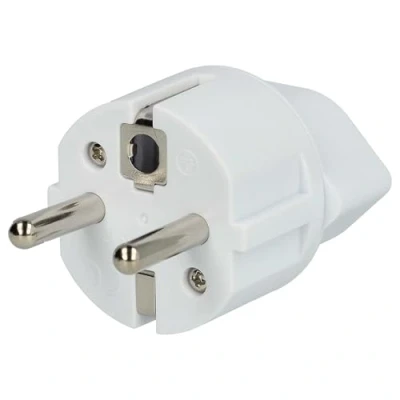 Abbildung von vhbw Reisestecker Adapter Typ J, SN 441011 (Euro Stecker auf Schweizer Buchse/CH Stecksystem) Reiseadapter, Weiß, Max. 250 V / 2500 W