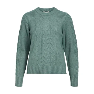 Abbildung von Object Doris Strickpullover, Damen, Größe: Small, Dark forest