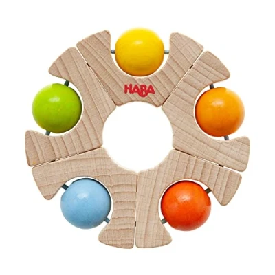 Abbildung von HABA Rammelaar Knikkerwiel Babyspielzeug für Kinder, Größe: One Size, Multi coloured