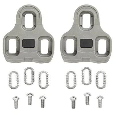 Abbildung von M Wave Schuhplatten Set Look Keo Kompatibel, Seitliche Bewegungsfreiheit, grau, One Size