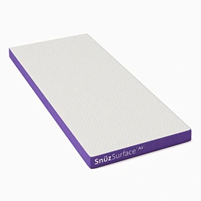 Abbildung von Snüz Surface Pro Anpassungsfähige Babybett Matratze, Schaumstoffmatratze mit Taschenfederkern für Baby, Kleinkind &amp; Kind, waschbarem Bezug besseren Schlaf, Größe 44x80cm (Weiß, M021PC)