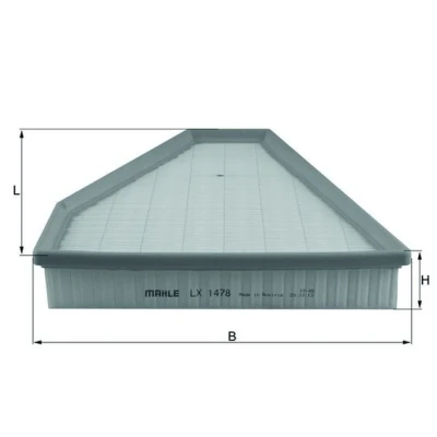 Abbildung von Mahle Knecht LX 1478 Luftfilter