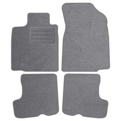 Abbildung von TEXER Textil Fußmatten Passend für Dacia Sandero I 2008 2012 GRAU