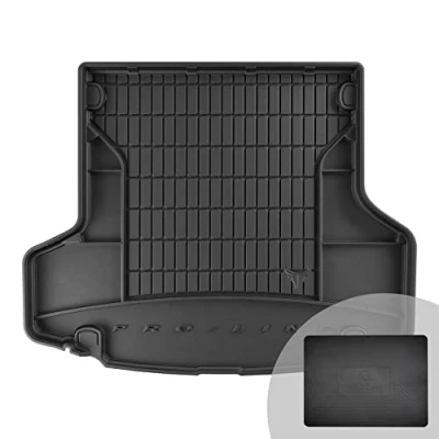 Abbildung von FROGUM ProLine 3D Gummimatte Exklusive Auto Kofferraummatte Kofferraumwanne für Hyundai i40 2011 2019 Bequemer Organiser Die höchsten Kanten