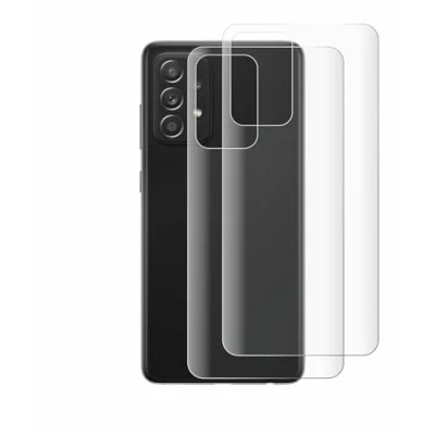 Abbildung von BROTECT 2 Stück Full Cover Schutzfolie für Samsung Galaxy A52s 5G (Rückseite) Screen Displayschutz Folie [3D Curved, Kristall Klar]