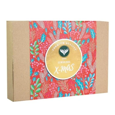 Abbildung von Azafran BIO Gewürze Set X Mas, Weihnachts Gewürzbox, Geschenkset zu Weihnachten, Geschenk mit 4 typischen Adventsgewürzen