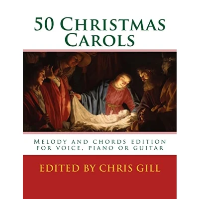 Abbildung von 50 Christmas Carols: Melody and chords edition for voice, piano or guitar
