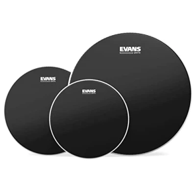 Abbildung von Evans ETP ONX2 S Onyx (schwarz) Tom Pack Standard 30,4 cm (12 Zoll), 33 (13 40,6 (16 Zoll) Felle