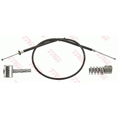 Abbildung von TRW GCH709 Handbremsseil 1537, 1292 Trommelbremse FIAT: Grande Punto Schrägheck, LANCIA: Ypsilon II
