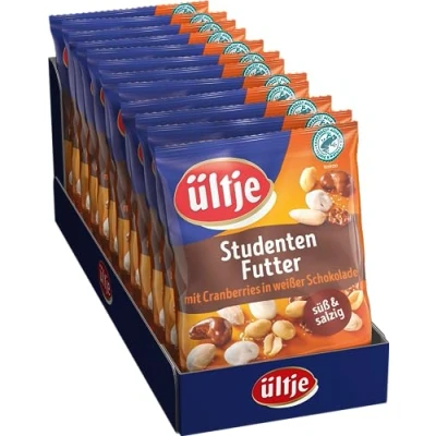 Abbildung von ültje Studentenfutter süß &amp; salzig, 12er Pack (12 x 150 g)