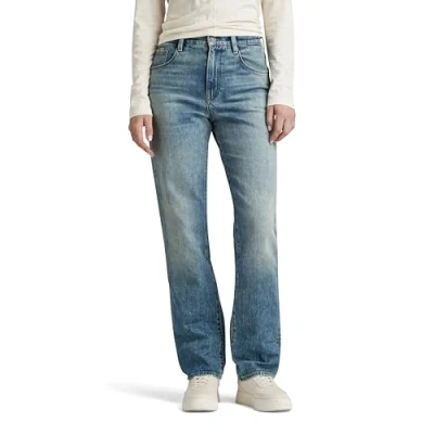 Abbildung von G STAR Viktoria HIGH Straight Jeans Leg, Damen, Größe: 26x28, Antique faded laguna