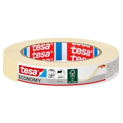 Abbildung von tesa Kreppband 19 mm x 50 m beige
