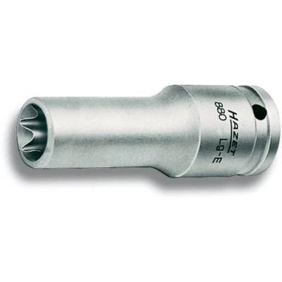 Abbildung von HAZET TORX 880LG E10 Steckschlüsseleinsatz Chrom Vanadium Stahl