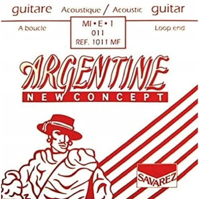 Abbildung von Savarez Argentine E1 .011 1011Mf Saiten Für Gitarre