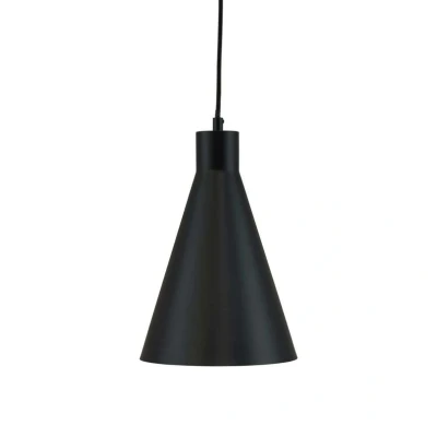 Abbildung von Dyberg Larsen Pendellampe Miles, schwarz, Ø 20 cm, Metall