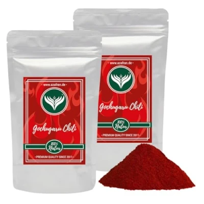 Abbildung von Azafran Gochugaru Chili Pulver gemahlen, Chilipulver für Kimchi, Red Pepper Powder Korea Style 500g