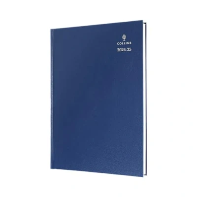 Abbildung von Collins Standard Desk Mid Year Diary Planner A4 Week to View Academic 2024 25 (Termine) FSC Paper Blue Weekly Journal for Students, Teachers 40M.60 2425 Juli 2025