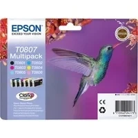 Abbildung von Epson T0807 6 farbig Druckerpatrone Multipack