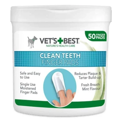 Abbildung von Vets Best Clean Finger Pads Teeth 50 Stk.