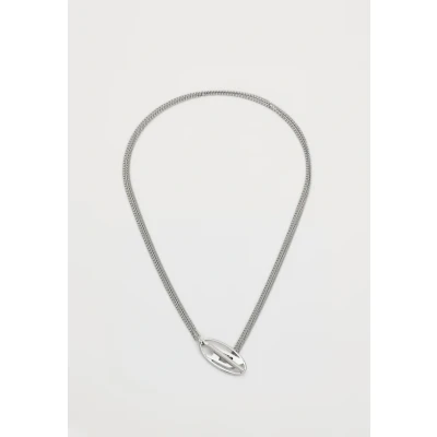 Abbildung von Diesel Chain Necklace Halskette silvertone, Herren, Größe: One Size, Silver tone