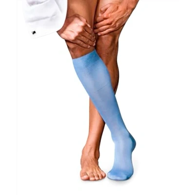 Abbildung von Falke NO. 9 PURE FIL D ́ÉCOSSE Luxury LINE Socken, Herren, Größe: 41/42, Blue