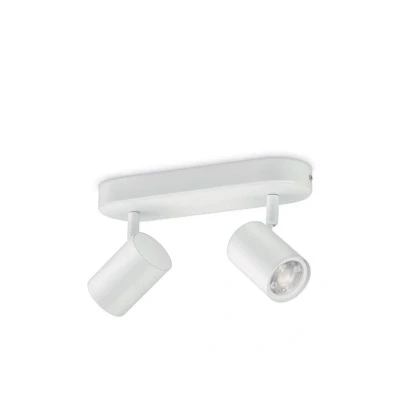 Abbildung von WiZ Imageo 2er Spot Tunable White, Deckenleuchte, warm bis kaltweiß, 2x5W, smarte Steuerung per App/Stimme über WLAN, weiß