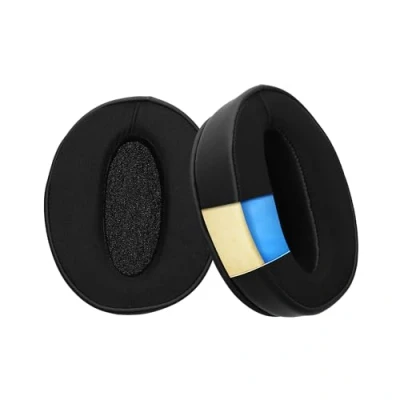 Abbildung von kwmobile 2X Ohr Polster kompatibel mit Sennheiser HD450BT / HD350BT Ohrpolster Kopfhörer Kunstleder für Over Ear Headphones Cooling Effekt