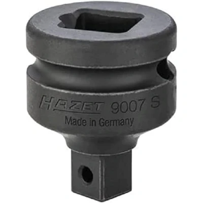Abbildung von HAZET 9007S Reduzieradapter, Knarre 12,5 (1/2&quot;) 37 Chrom Vanadium Stahl, Nickel Molybdänstahl