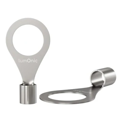 Abbildung von Lumonic 25x Quetschkabelschuhe blank 4 6mm² I RIngkabelschuhe M10 unisoliert Kabelschuhe M10, Rohrkabelschuh 4mm2 6mm2 Ringösen, Quetschverbinder