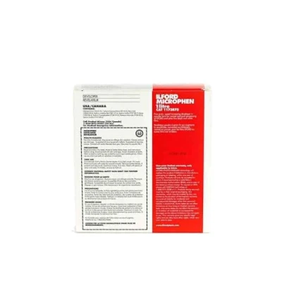 Abbildung von Ilford Microphen Entwickler (Pulver) für Schwarz Weiß Filme, ergibt 1 Liter
