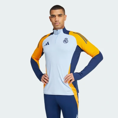 Abbildung von adidas Performance REAL Madrid Training TOP Vereinsmannschaften, Herren, Größe: XL, Glow blue/crew orange/team navy blue