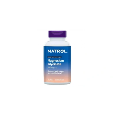 Abbildung von Natrol Magnesiumglycinat Hochbioverfügbar Vitamine und Mineralien 60 Kapseln