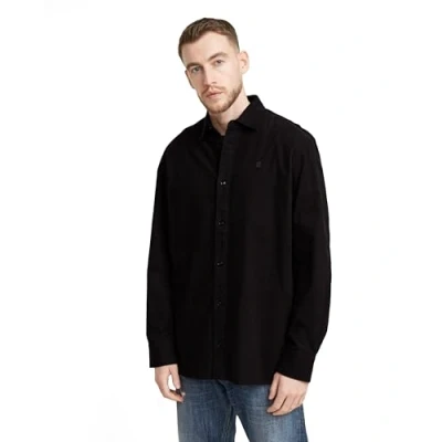 Abbildung von G STAR Regular Hemd, Herren, Größe: Large, Dk black