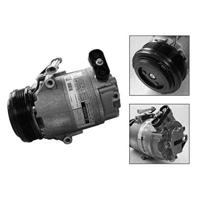 Abbildung von VALEO NEW ORIGINAL PART 699270 Kompressor CVC916 12 PAG 125 R 134a mit Kompressoröl OPEL: Astra G Caravan, Meriva A, Corsa C Schrägheck