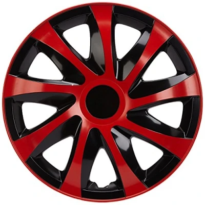 Abbildung von NRM KO240 Radzierblende Draco CS, Schwarz/Rot, 16 Zoll, 4er Set