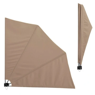 Abbildung von casa.pro Seitenarmmarkise Ragusa Balkonfächer 160x160cm Beige