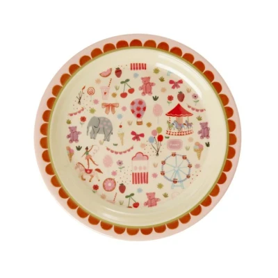 Abbildung von Rice Teller Melamin Pink Fun Fair Print
