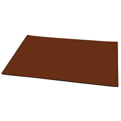 Abbildung von Alassio 52001 Schreibtischunterlage 65 x 45 cm, rutschfest, aus echtem Leder, cognac braun