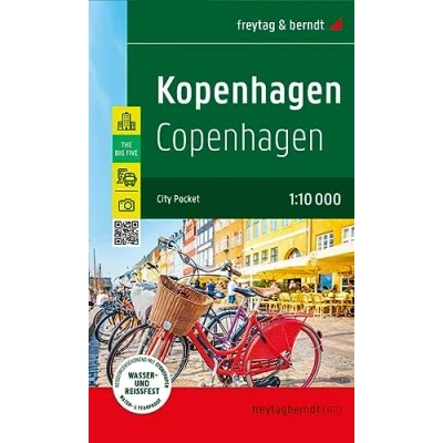 Abbildung von Kopenhagen, Stadtplan 1:10.000, freytag &amp; berndt: City Pocket, Innenstadtplan, wasserfest und reißfest (freytag berndt Stadtpläne)
