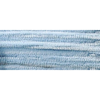 Abbildung von folia 77830 Chenilledraht, Pfeifenputzer, 10 Stück in himmelblau, Durchmesser 8 mm und 50 cm lang, ideal für Kinder zum Basteln Gestalten von Tieren, Figuren anderen Formen