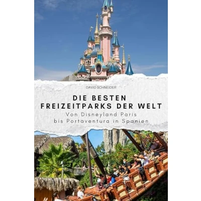 Abbildung von Die besten Freizeitparks der Welt Das perfekte Geschenk für Männer und Frauen zu Weihnachten Geburtstag. Hochwertige Hardcover Ausgabe: Von Disneyland Paris bis Portaventura in Spanien