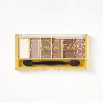Abbildung von Technic Mini Edit 6 Lidschatten Palette, lang anhaltende und vermischbare matte schimmernde Farbtöne 7.2g (London)