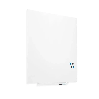 Abbildung von Rocada Whiteboard Rahmenlos Lackiert Trocken Abwischbar und mit Stiftablage Magnetisch 100x100 cm [Weiß] Enthält 2st für 200x100