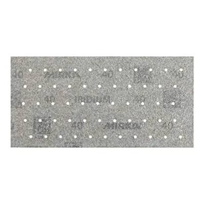 Abbildung von Mirka Iridium Premium Schleifpapier 115x230mm Klett 55 Loch, Korn 40, 50 Stk / Zum Schleifen von Lack, Spachtel, Grundierung, Holz, Stahl, Mineralwerkstoffe, Kunststoff
