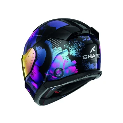 Abbildung von SHARK, Integraler Motorradhelm D SWKAL 3 MAYFER, Black violet glitter KVX, Größe XS