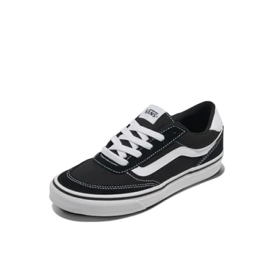 Abbildung von Vans Herren Brooklyn Ls Sneaker, Wildleder/Canvas Schwarz/Weiß, 46 EU