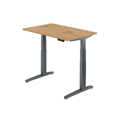 Abbildung von Hammerbacher Schreibtisch XBHM12 Asteiche/Graphit